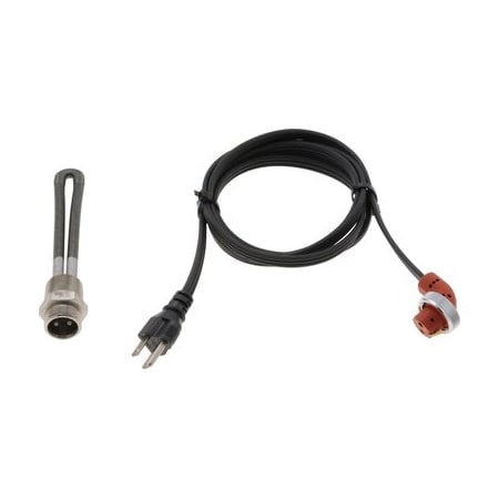 Zerostart Engine Heater - 300W 120V, 3/4in. Npt, Water/Oil, Stainless Stl 8603243